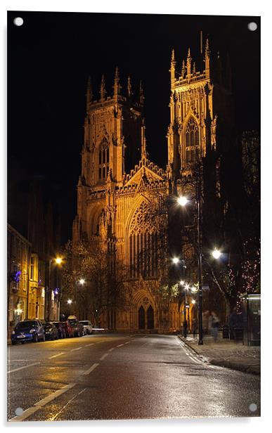 York Cathedral Acrylic by J Biggadike