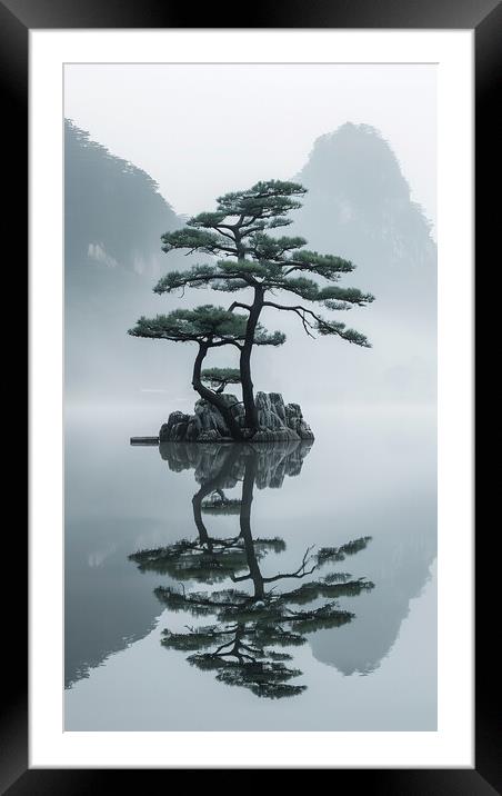 Zen Minimalism Framed Mounted Print by T2 