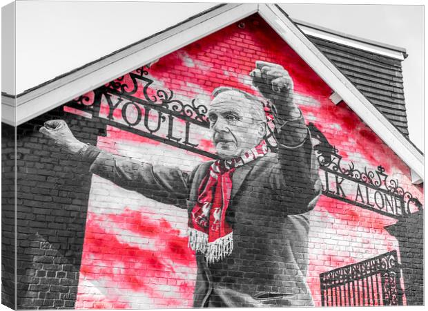 Bill Shankly mural Canvas Print by Jason Wells
