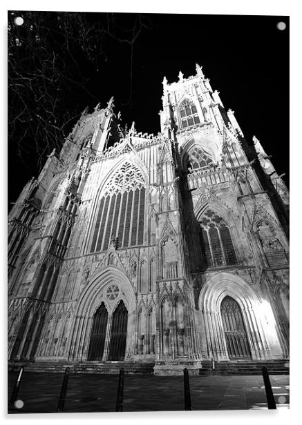 York Cathedral Acrylic by J Biggadike