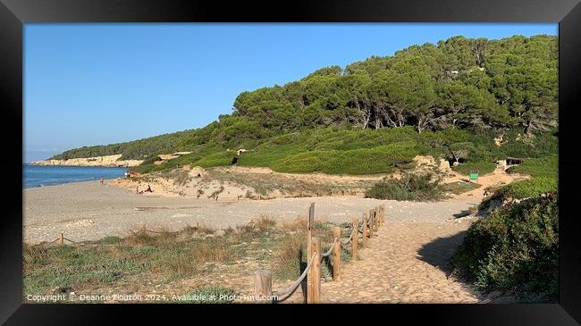 A Binigaus Morning Menorca Framed Print by Deanne Flouton