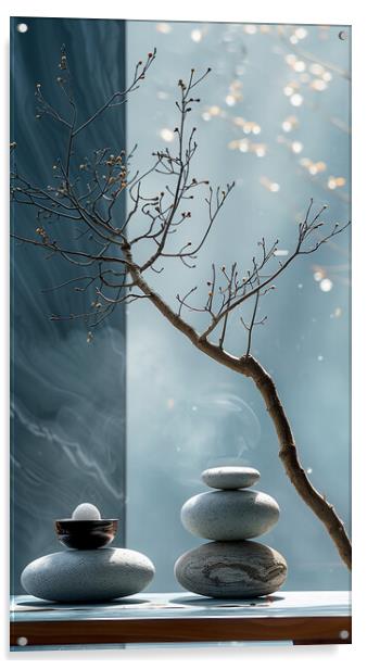 Zen Minimalism Acrylic by T2 