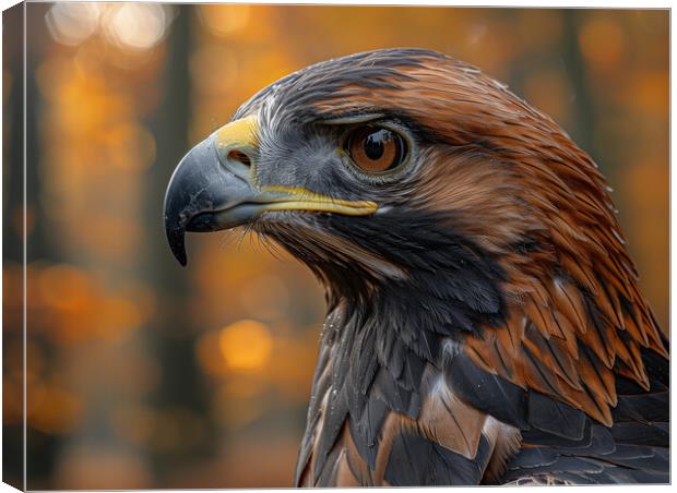 Golden Eagle Canvas Print by Steve Smith