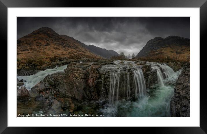 Glencoe, Highlands Scotland. Framed Mounted Print by Scotland's Scenery