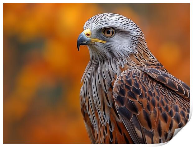 Red Kite Print by Steve Smith