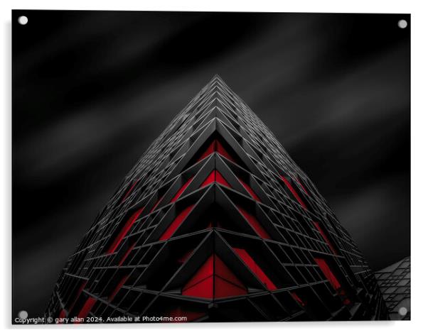 Red Diamond Acrylic by gary allan