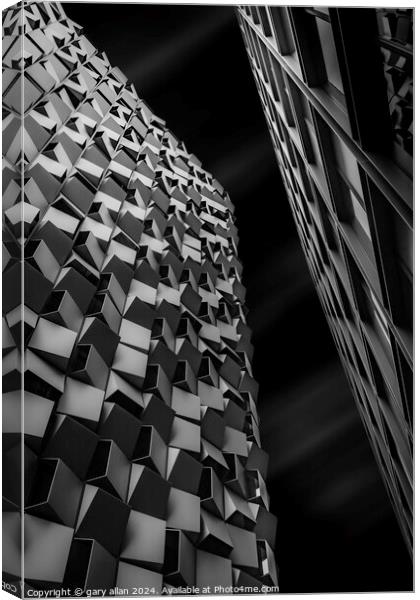 The Cheesegrater Canvas Print by gary allan
