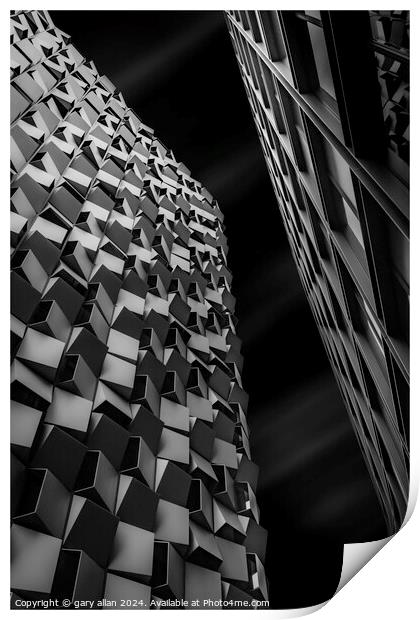 The Cheesegrater Print by gary allan