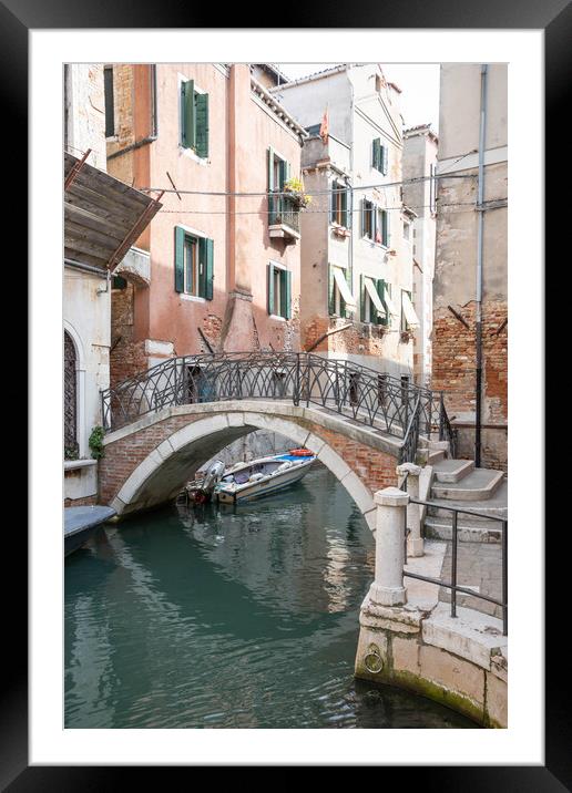 Venice Reflections  Framed Mounted Print by Graham Custance