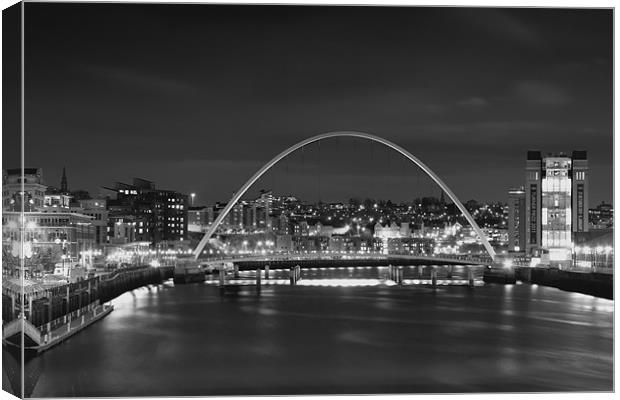 newcastle quayside Canvas Print by Northeast Images