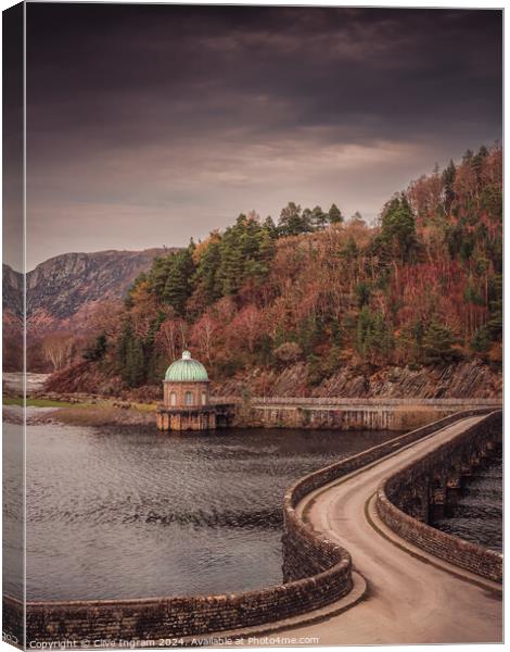 The pump house Canvas Print by Clive Ingram