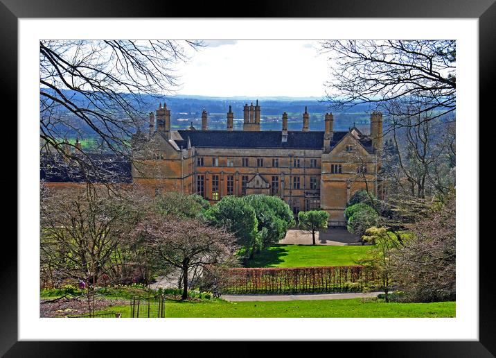 Batsford House Moreton In Marsh Cotswolds UK Framed Mounted Print by Andy Evans Photos