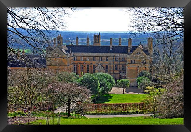 Batsford House Moreton In Marsh Cotswolds UK Framed Print by Andy Evans Photos
