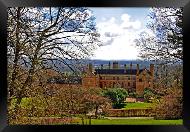 Batsford House Moreton In Marsh Cotswolds UK Framed Print by Andy Evans Photos