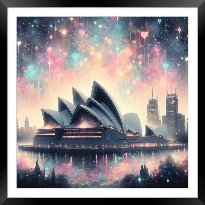 Sydney Opera House Framed Mounted Print by Scott Anderson