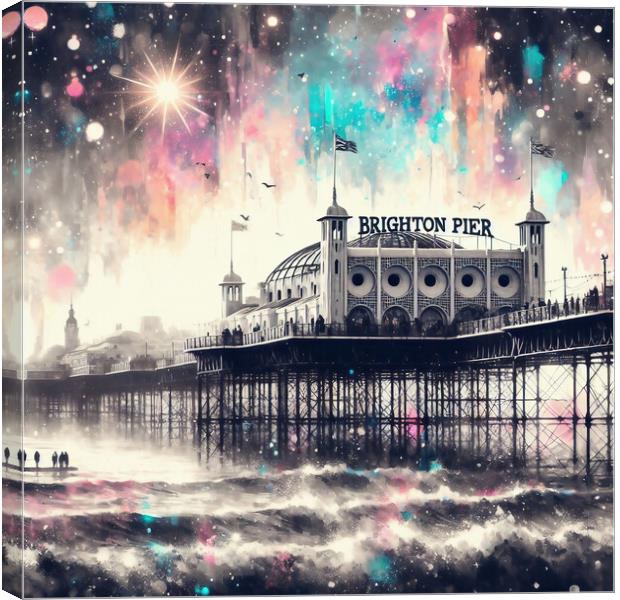 Brighton Pier Canvas Print by Scott Anderson
