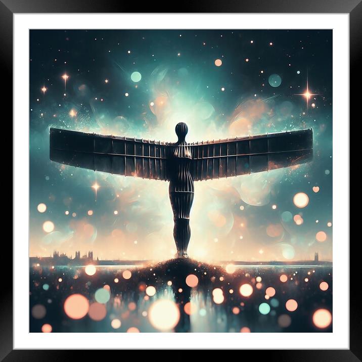 Angel of the North Framed Mounted Print by Scott Anderson
