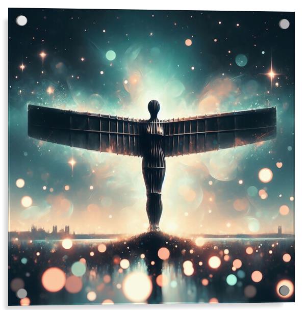 Angel of the North Acrylic by Scott Anderson