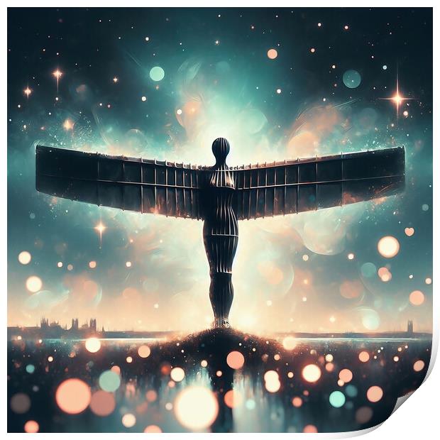 Angel of the North Print by Scott Anderson