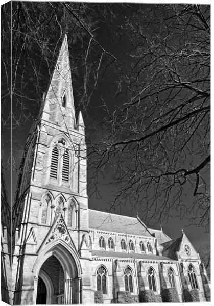 Sheffield St John's Church Ranmoor. Canvas Print by Darren Galpin