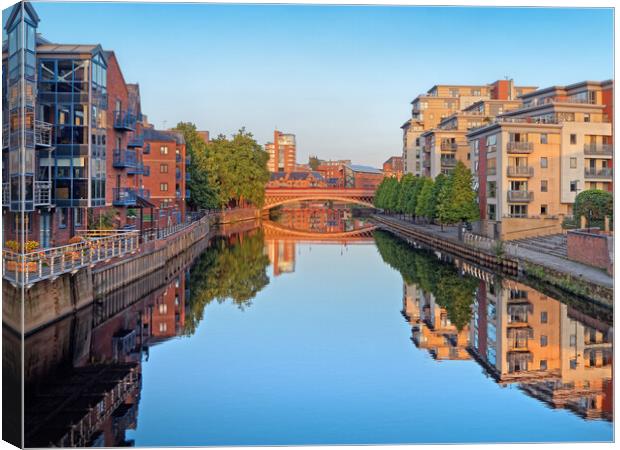 Leeds River Aire Canvas Print by Darren Galpin