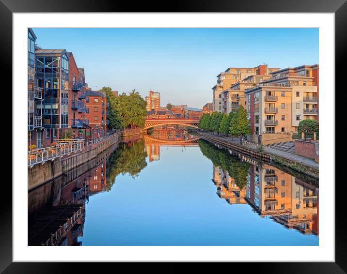 Leeds River Aire Framed Mounted Print by Darren Galpin