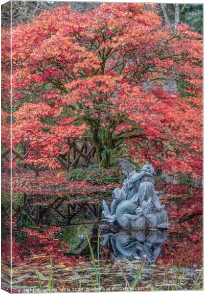 Red Benmore Tree Canvas Print by Ronnie Reffin