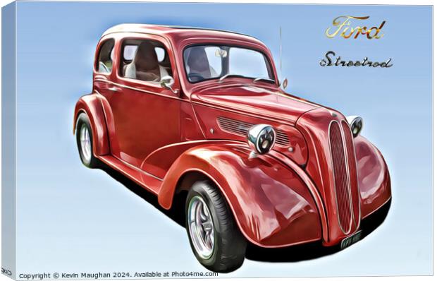 Ford Pop Streetrod Canvas Print by Kevin Maughan