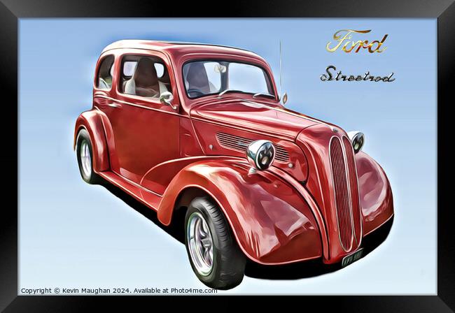 Ford Pop Streetrod Framed Print by Kevin Maughan