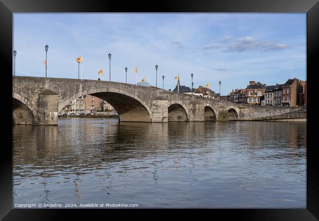 Pont de Jambes, Namur, Belgium Framed Print by Imladris 