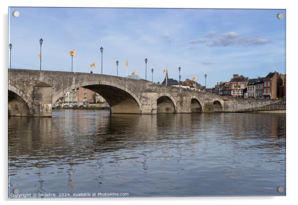 Pont de Jambes, Namur, Belgium Acrylic by Imladris 