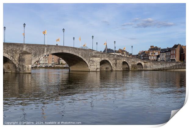 Pont de Jambes, Namur, Belgium Print by Imladris 