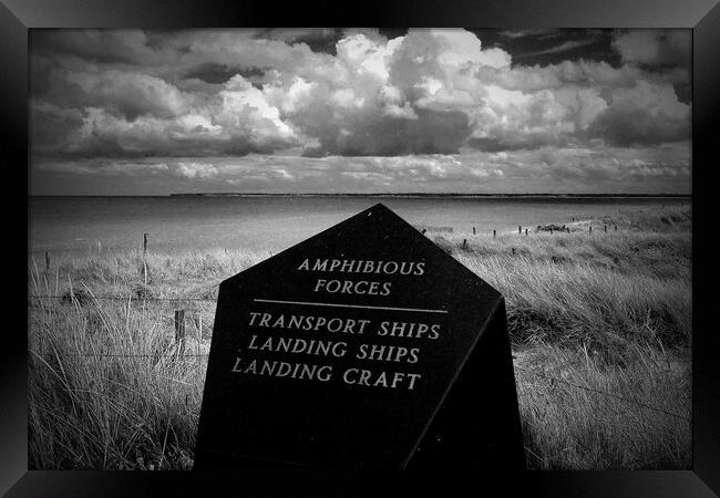 Utah Beach Normandy France Framed Print by Andy Evans Photos