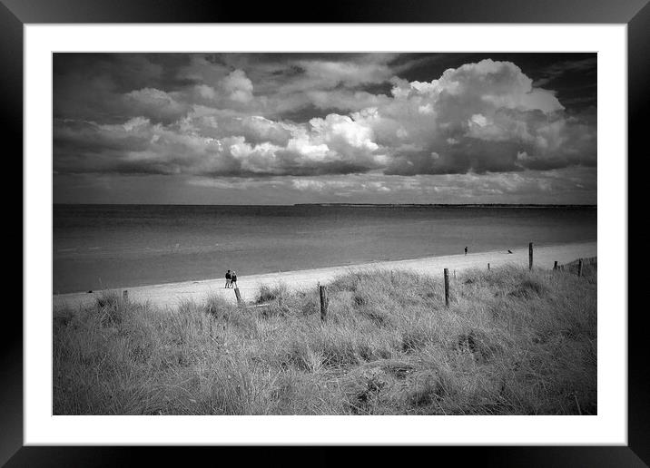 Utah Beach Normandy France Framed Mounted Print by Andy Evans Photos