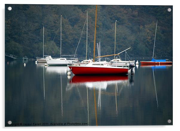 Fishing Boats Acrylic by Jacqui Farrell