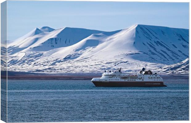 Svalbard Arctic Landscape Canvas Print by Martyn Arnold