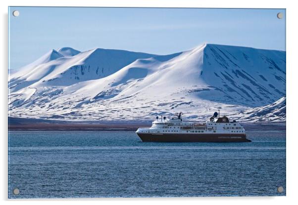 Svalbard Arctic Landscape Acrylic by Martyn Arnold