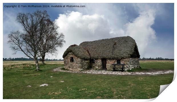 Leanach Cottage, Culloden Battlefield Print by Tom McPherson
