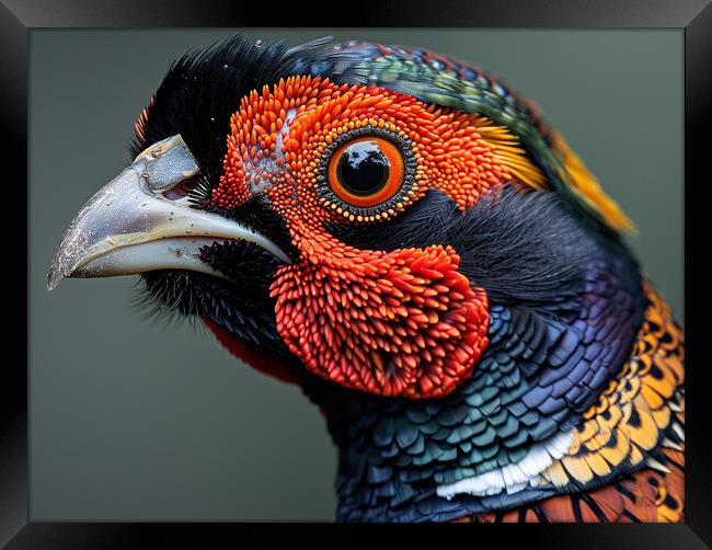 Pheasant Framed Print by Steve Smith