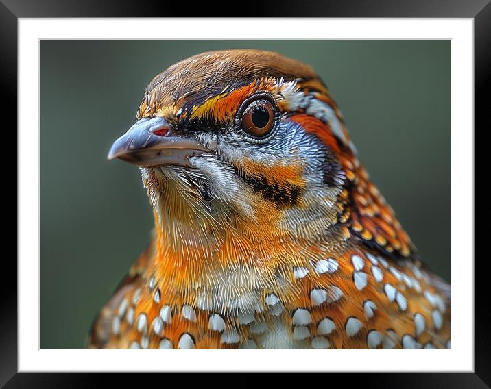 Partridge Framed Mounted Print by Steve Smith