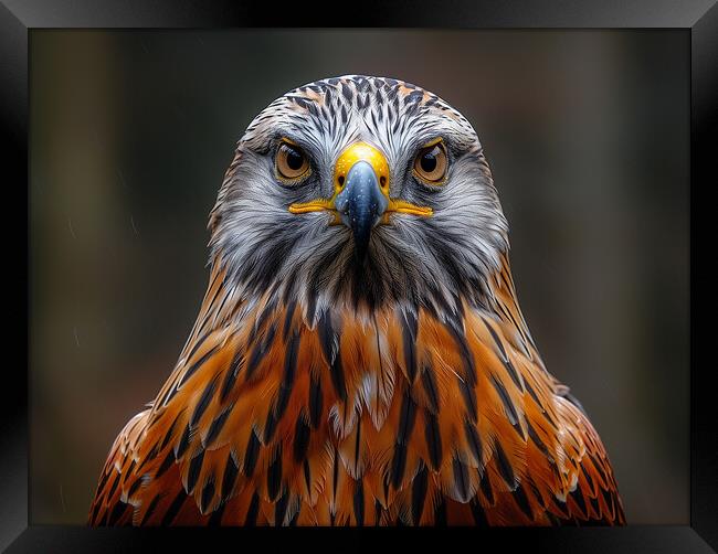 Red Kite Framed Print by Steve Smith