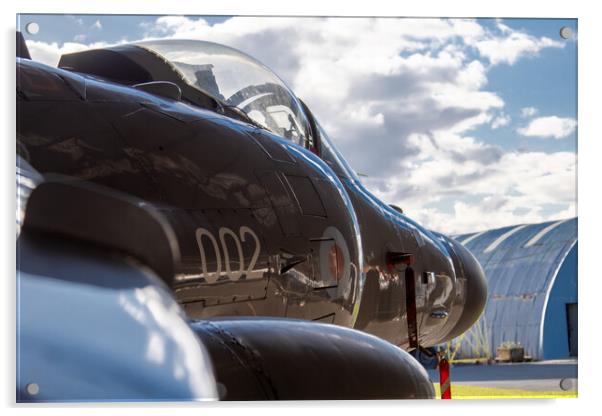 Sea Harrier ZD582 Acrylic by J Biggadike