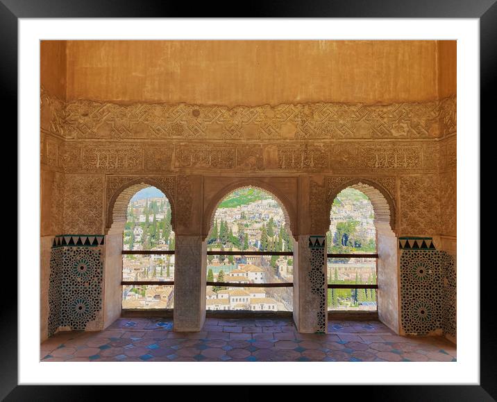 The Nasrid Palace, Granada, Spain Framed Mounted Print by EMMA DANCE PHOTOGRAPHY