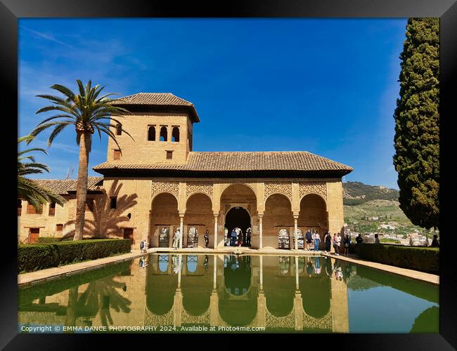 The Partal Palace, Granada, Spain Framed Print by EMMA DANCE PHOTOGRAPHY