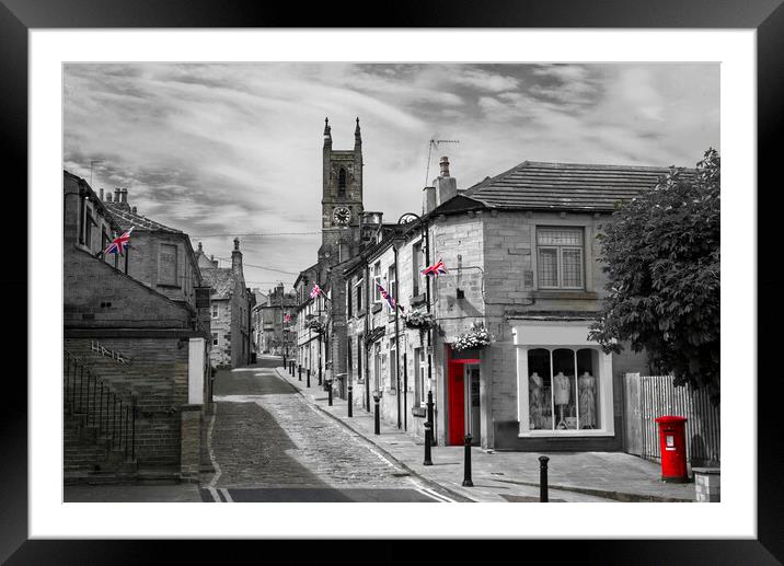 Honley Huddersfield  Framed Mounted Print by Alison Chambers