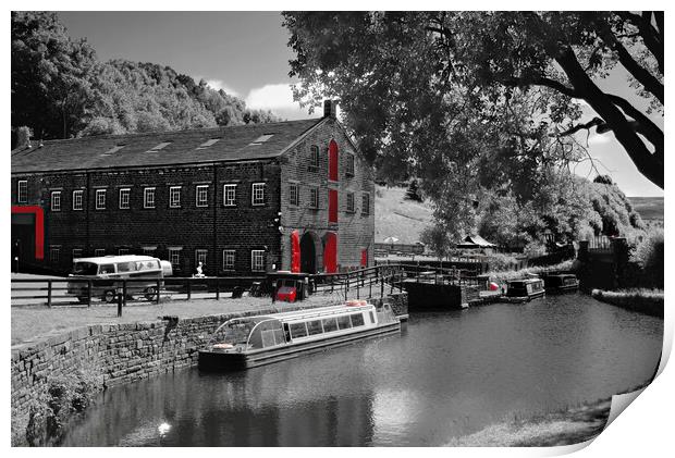 Standedge Visitor Centre  Print by Alison Chambers