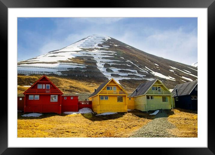 Summer in Arctic Svalbard Framed Mounted Print by Martyn Arnold