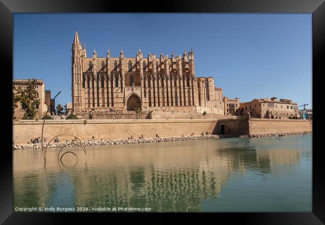 Palma Cathedral  Framed Print by Holly Burgess