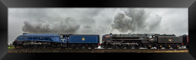 Sir Nigel Gresley and Britannia Steam Locomotives Framed Print by Keith Douglas