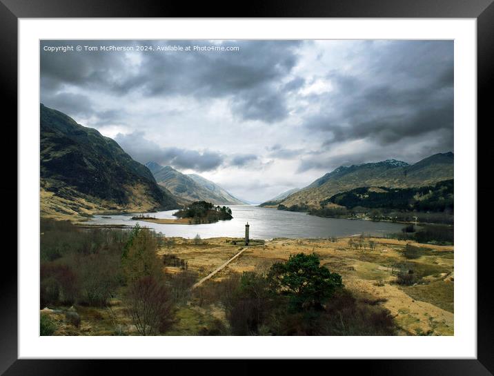 Glenfinnan Monument  Framed Mounted Print by Tom McPherson